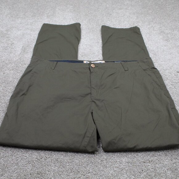 Tailor Vintage Pants Men 40x34 Green Luxe Performance Greenwich Slim Fit Stretch - Picture 2 of 14